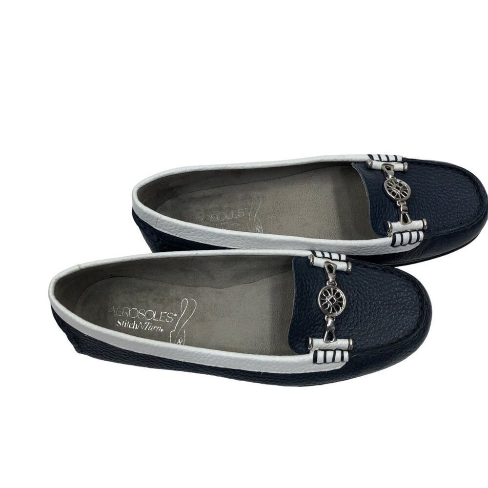 AEROSOLE SHOES NUWLY WED‎ LEATHER LOAFER 7.5M SHOES